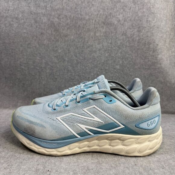 New Balance 680 Womens Shoes Size 10 Light Blue Athletic Running Sneaker W680LT8 - Picture 1 of 9
